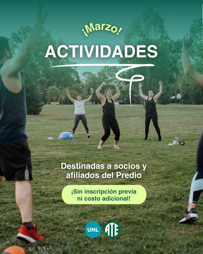 ¡Actividades Marzo!