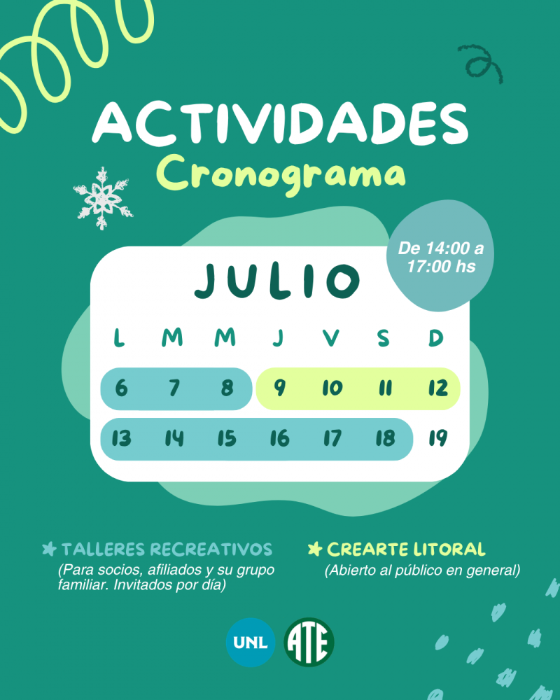 ¡Vacaciones de Invierno para niños y niñas!